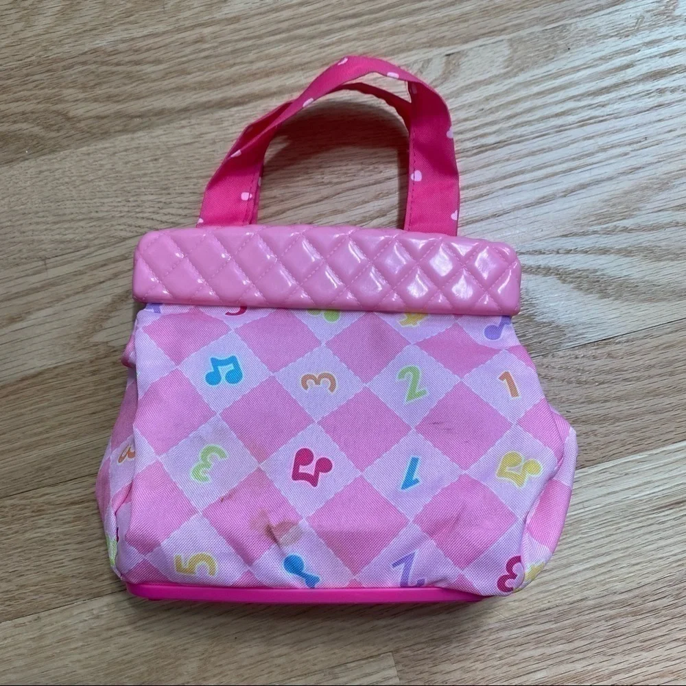 Fisher Price Laugh & Learn Purse Talking Singing Bag Toy Pink